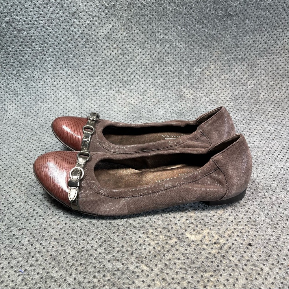 Attilio Giusti Leombruni Brown Ballet Flats Size 41 UK 8.5 US Women’s
